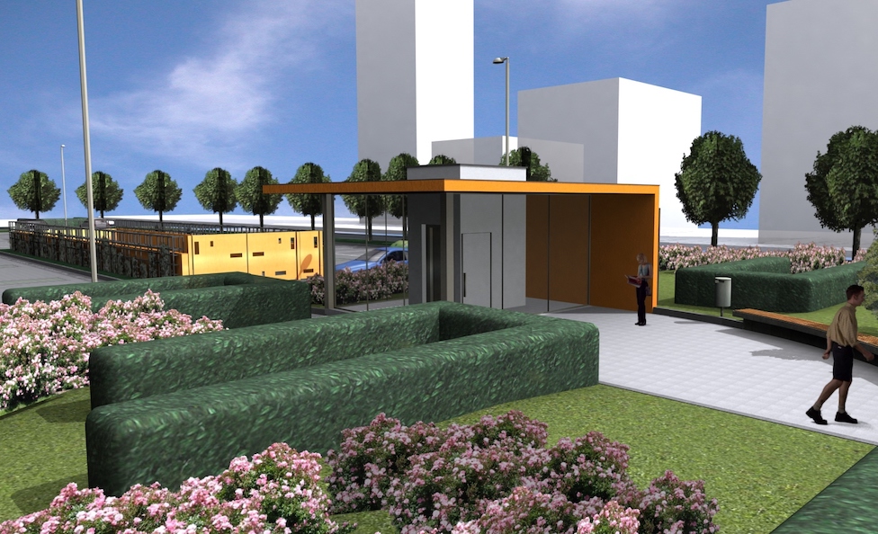 progetto di parcheggio area 23PUP cinisello balsamo 2008